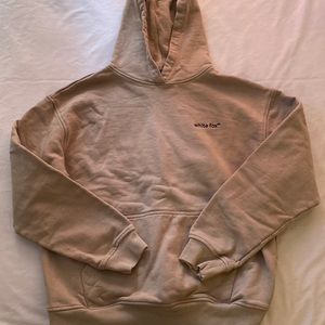 white fox hoodie